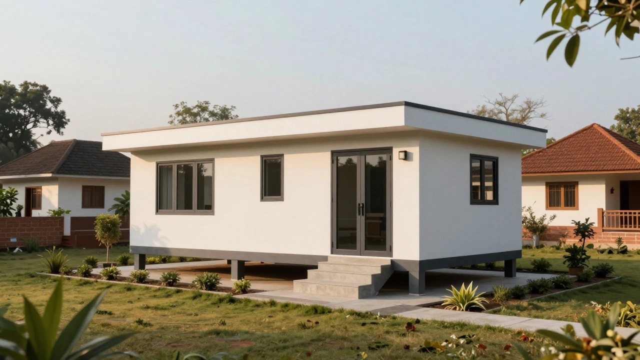 What is the cheapest type of house to put on land?