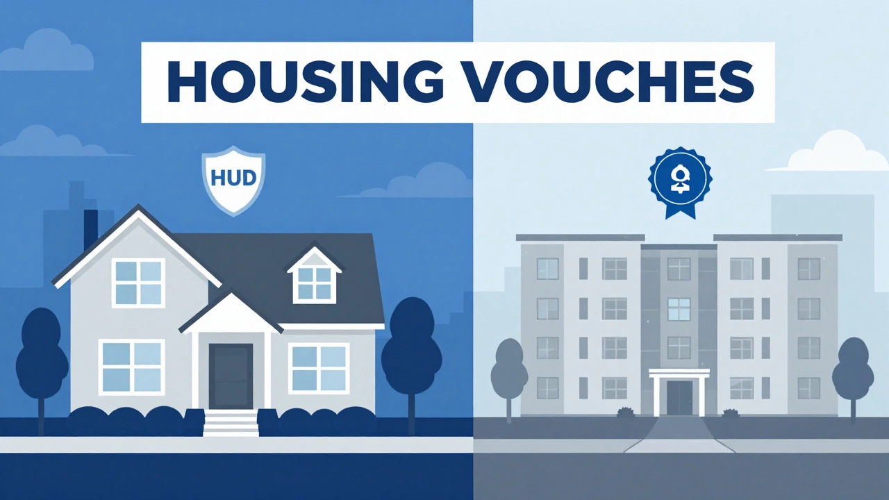 Illustration comparing private vs federally funded housing rules in Virginia
