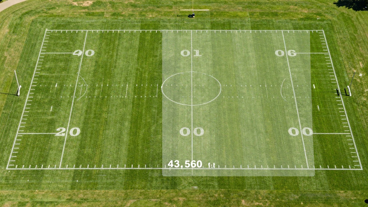 How Many Football Fields in an Acre? Visualizing Land Size