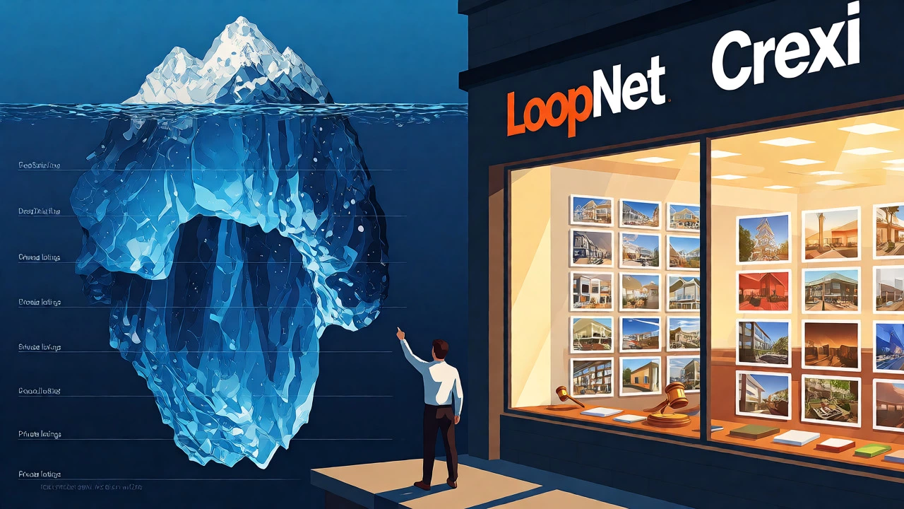Split view comparing deep data iceberg vs accessible marketplace storefronts